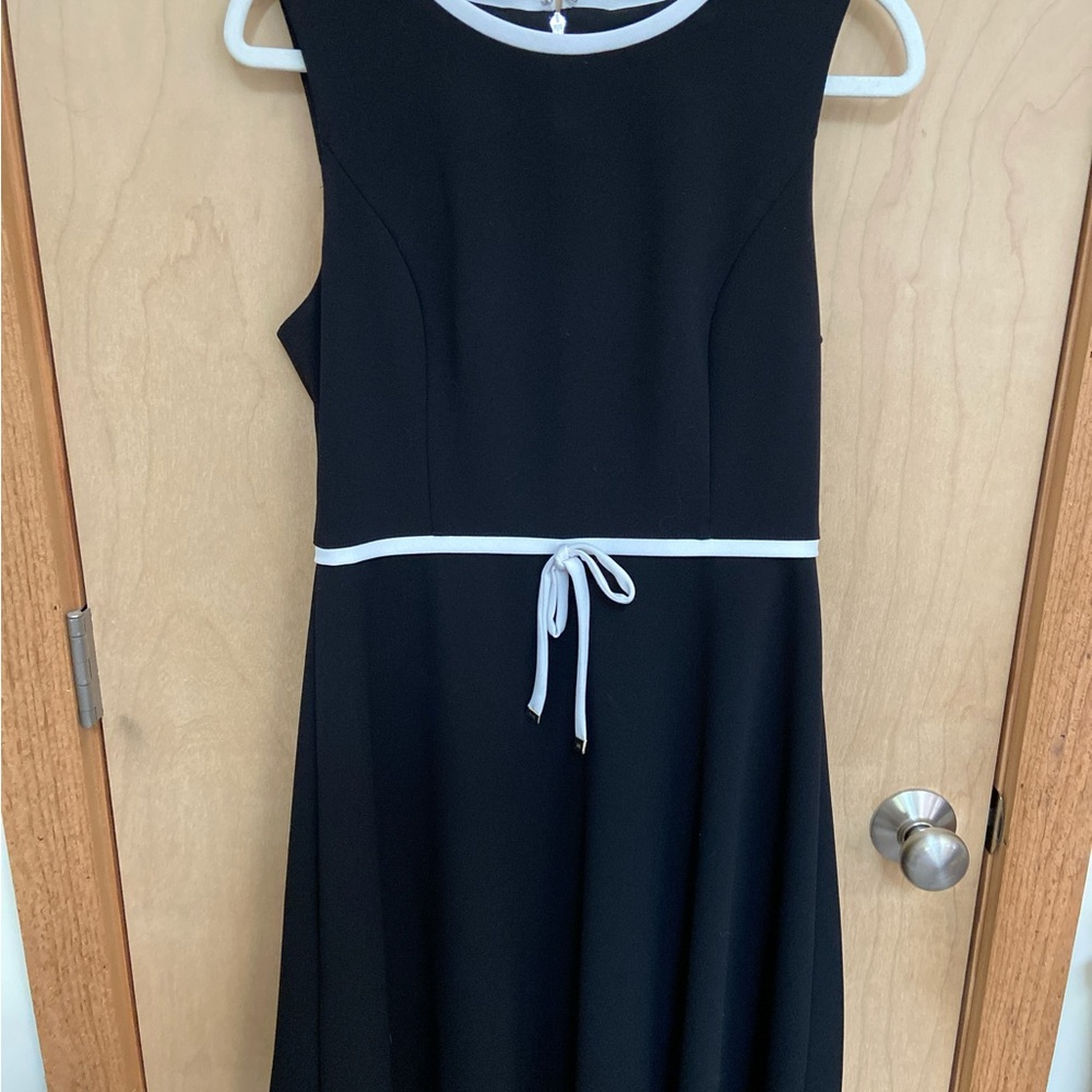 Tommy Hilfiger Black Dress with White Accents